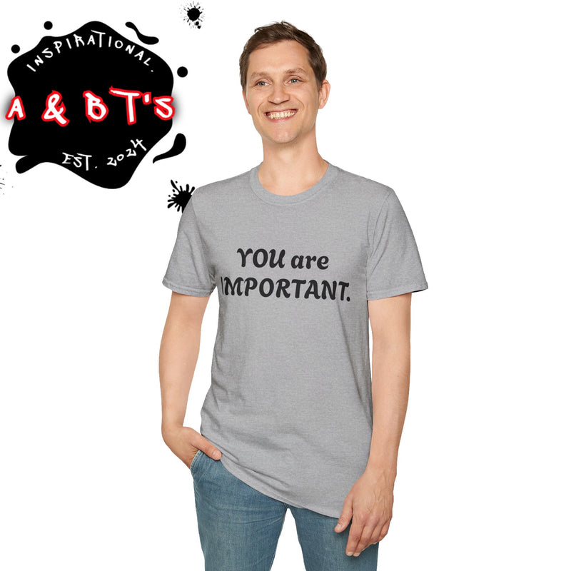 Empowering Message T-Shirt, Mental Health Awareness Tee, Inspirational Quote Shirt, Gift for Friends, Unisex Softstyle Top