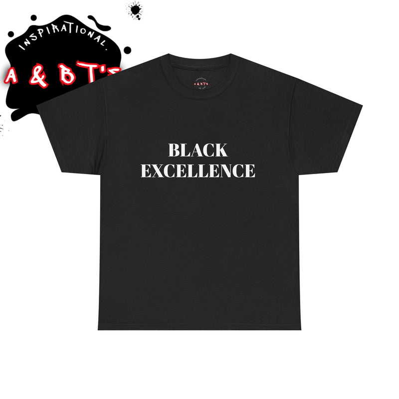 Black Excellence Unisex Heavy Cotton Tee - Inspirational Apparel for Celebrations, Gifts, and Everyday Wear