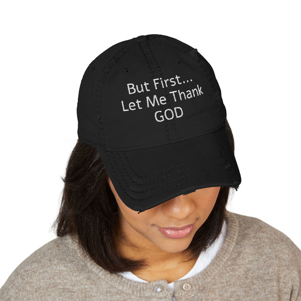 Distressed Embroidered Dad Hat - Casual Style, Gifts for Him, Outdoor Fun, Fashion Statement, Everyday Accessory
