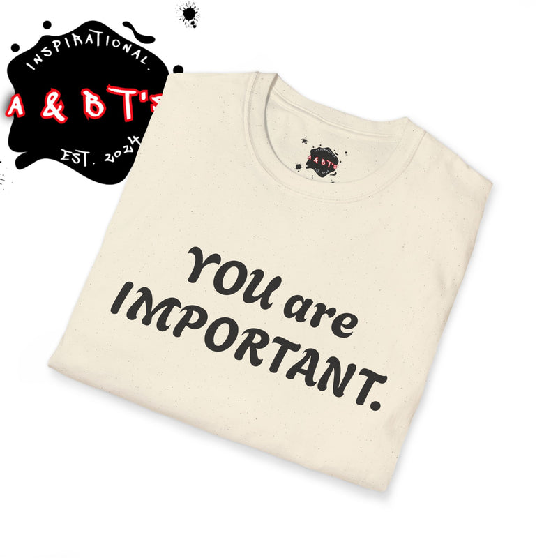 Empowering Message T-Shirt, Mental Health Awareness Tee, Inspirational Quote Shirt, Gift for Friends, Unisex Softstyle Top