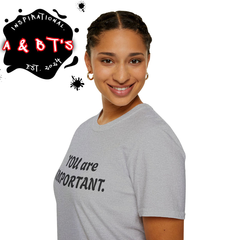 Empowering Message T-Shirt, Mental Health Awareness Tee, Inspirational Quote Shirt, Gift for Friends, Unisex Softstyle Top