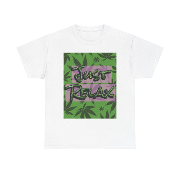 Chill Vibe Unisex Heavy Cotton Tee - 'Just Relax' Graphic