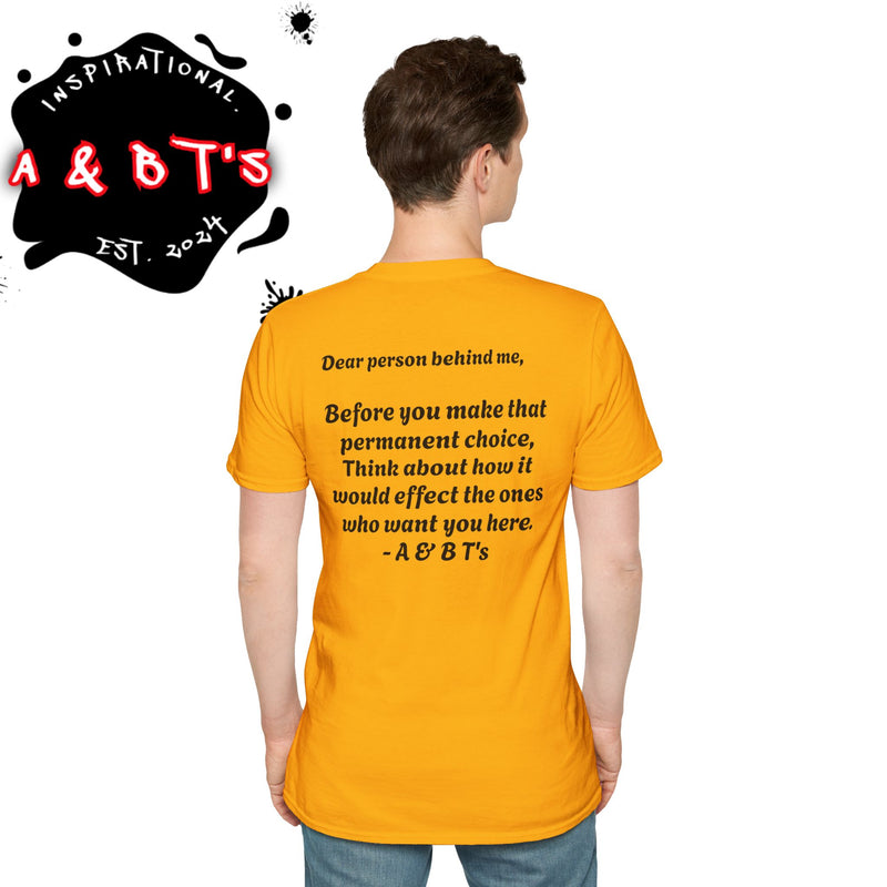 Empowering Message T-Shirt, Mental Health Awareness Tee, Inspirational Quote Shirt, Gift for Friends, Unisex Softstyle Top