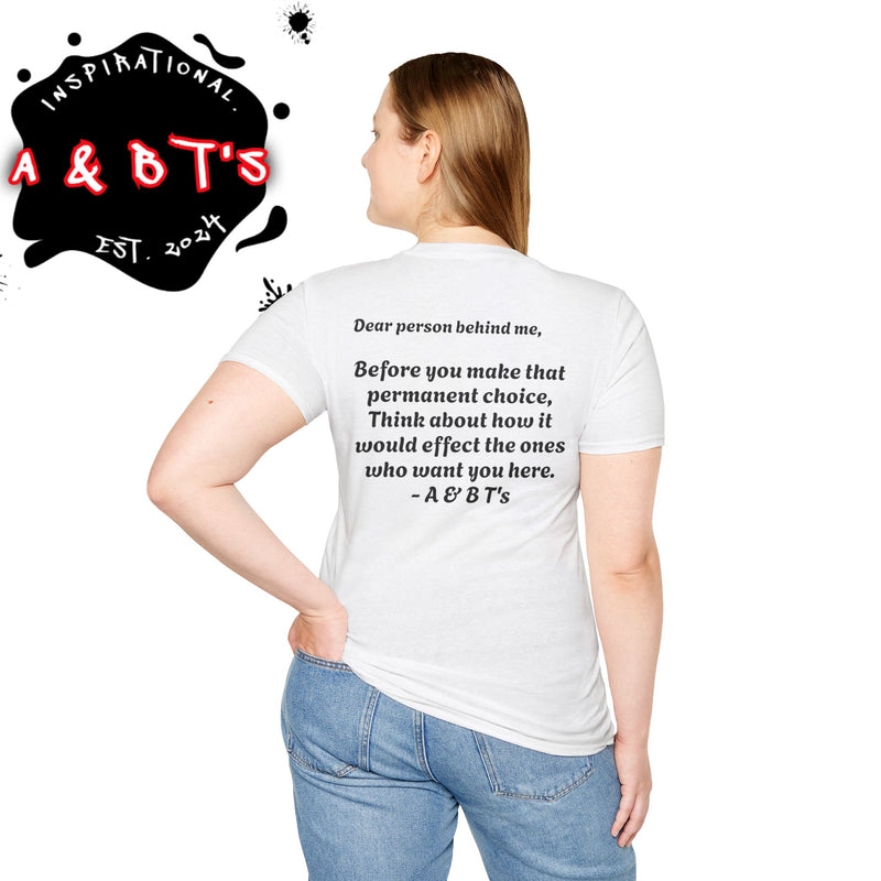 Empowering Message T-Shirt, Mental Health Awareness Tee, Inspirational Quote Shirt, Gift for Friends, Unisex Softstyle Top