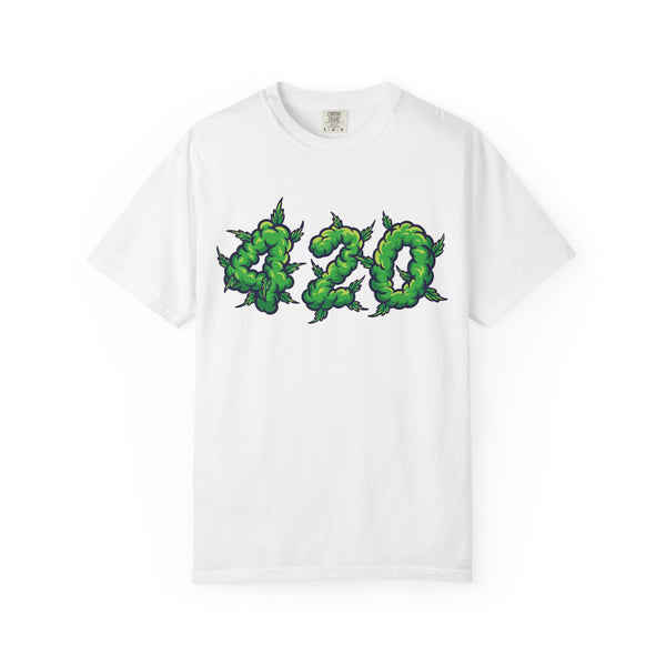 420 Unisex Garment-Dyed T-Shirt - Casual Streetwear Tee, Stoner Fashion, Gift for Cannabis Lovers, 420 Celebration, Soft Cotton Top