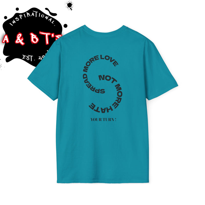 Inspirational Unisex T-Shirt for Change, Spread Love Tee, Equality Shirt, Earth Day Gift, Social Justice Apparel