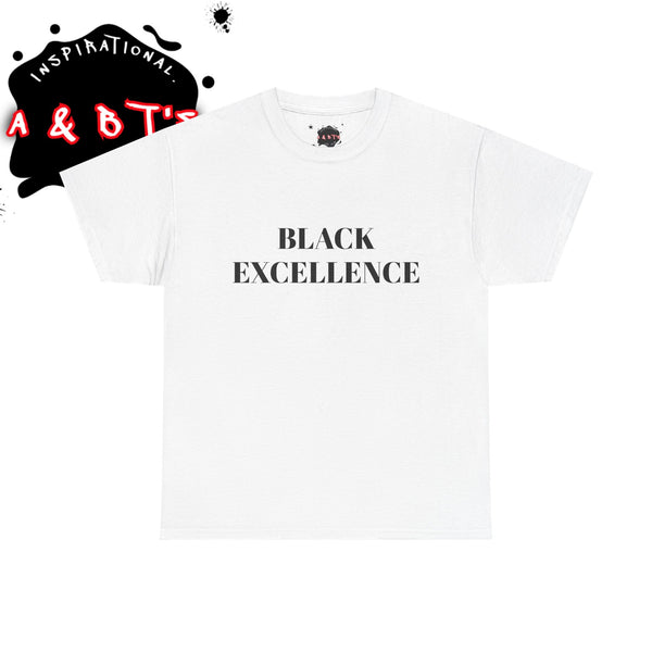 Black Excellence Unisex Heavy Cotton Tee - Inspirational Apparel for Celebrations, Gifts, and Everyday Wear