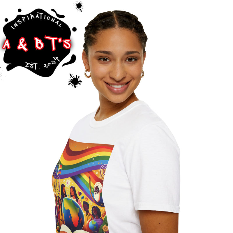 Inspirational Unisex T-Shirt for Change, Spread Love Tee, Equality Shirt, Earth Day Gift, Social Justice Apparel