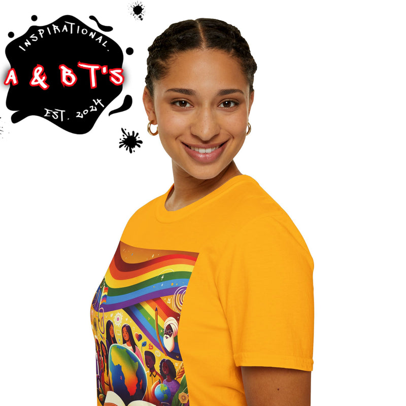 Inspirational Unisex T-Shirt for Change, Spread Love Tee, Equality Shirt, Earth Day Gift, Social Justice Apparel