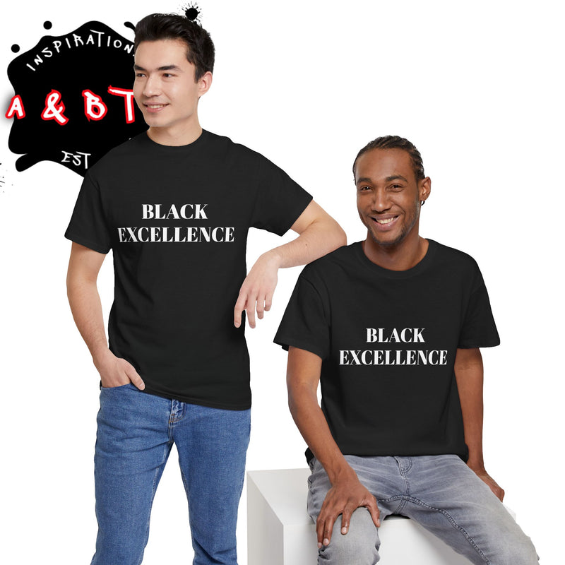 Black Excellence Unisex Heavy Cotton Tee - Inspirational Apparel for Celebrations, Gifts, and Everyday Wear