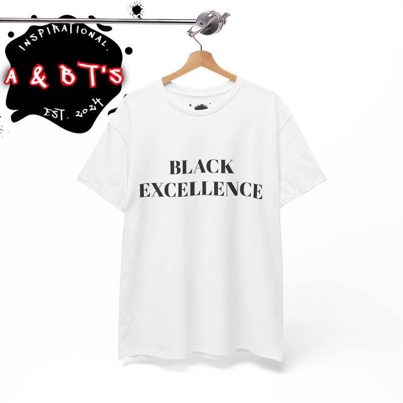 Black Excellence Unisex Heavy Cotton Tee - Inspirational Apparel for Celebrations, Gifts, and Everyday Wear