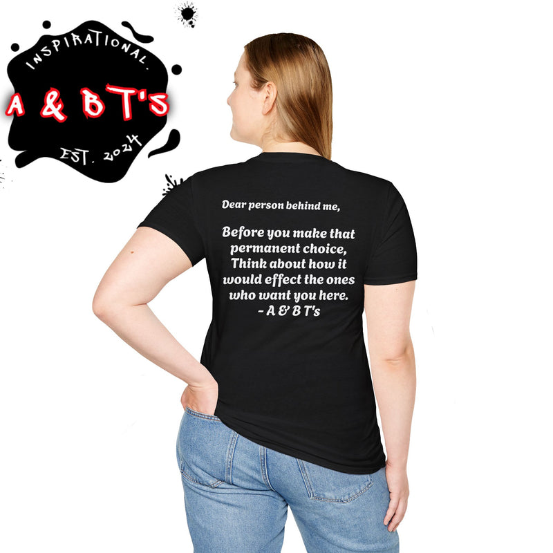 Empowering Message T-Shirt, Mental Health Awareness Tee, Inspirational Quote Shirt, Gift for Friends, Unisex Softstyle Top