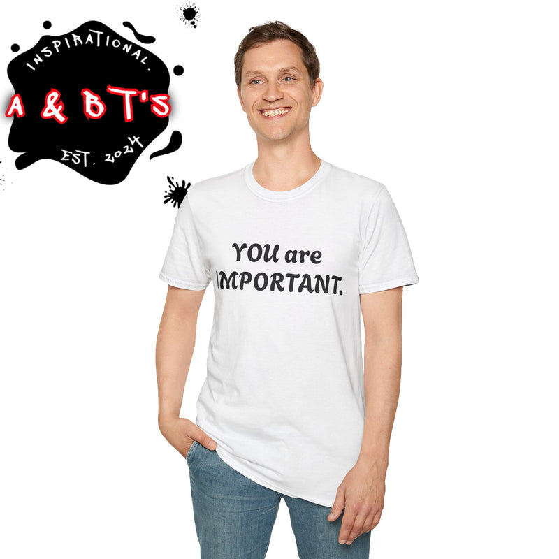 Empowering Message T-Shirt, Mental Health Awareness Tee, Inspirational Quote Shirt, Gift for Friends, Unisex Softstyle Top